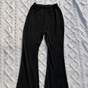 Ribbed Flare Leggings